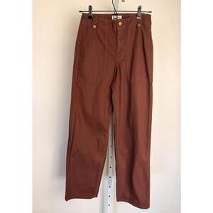 Universal Thread Rust Utility Straight Leg Pants Size 2
